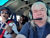 Helicopter selfie
