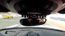 Car overtaking the Mini