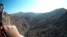 View from zipline