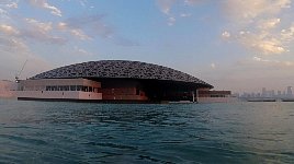 Louvre Abu Dhabi from kayak