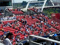 Empty seats in stadium