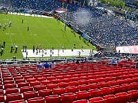 Empty seats in stadium