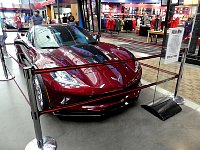 Car in Corvette museum lobby