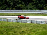 Corvette on race track