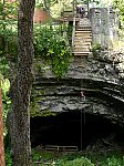 Rappel at Hidden River Cave