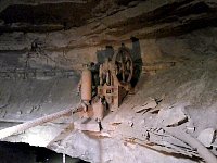 Mechanical junk in cave