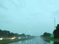 No clear skies at White House highway exit