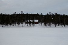 Cabin from the outside