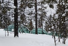 East Village glass igloos