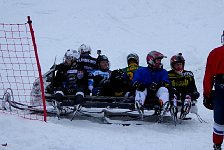 Driving ice skaters back to starting grid