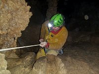 Cave abseil