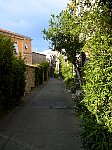 Empty Antibes back street