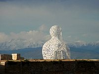 Giant sculpture in Antibes