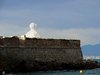 Giant sculpture in Antibes