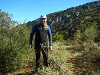 Dressed for canyoning