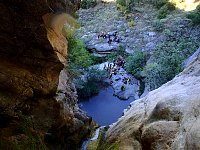 Looking down 37 meters