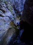 Waterfall rappelling