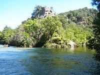 Lousios and Alfeios river confluence