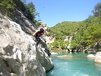 Jumping Alfeios River