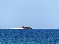 Canadair CL-415 touch-and-go landing on water