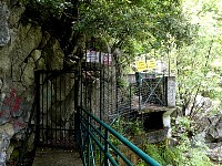 End of the walkway at Bath of Zeus