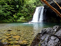 Swim in Enipea waterfall