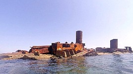 Wreck near Potamos Beach