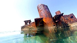 Wreck near Potamos Beach