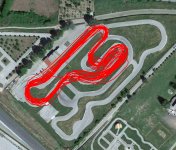 Serres go-kart track GPS track