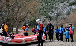 Getting ready for rafting