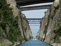 Corinth Canal from boat