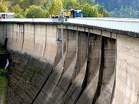 Dam with wallrunner