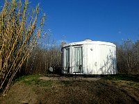 Yurt from outside