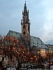 Church in Bolzano as seen from hotel room