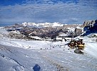 Ski area at Campitello de Fassa