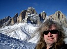 Enjoying myself at Campitello de Fassa