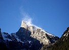 Windswept mountain top