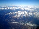 Aerial view of the Alps