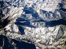 Aerial view of the Alps