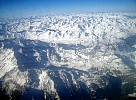 Aerial view of the Alps