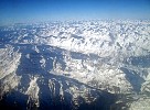 Aerial view of the Alps