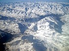 Aerial view of the Alps