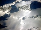 Aerial view of the Alps