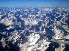 Aerial view of the Alps