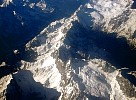 Aerial view of the Alps