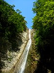 Big abseil at waterfall