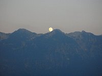 Full moon near Lake Garda