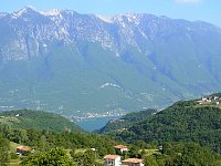 Tremosine panorama view, Lake Garda below