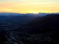 Lake Como sunset view