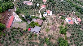 View down from Rocca Massima zipline